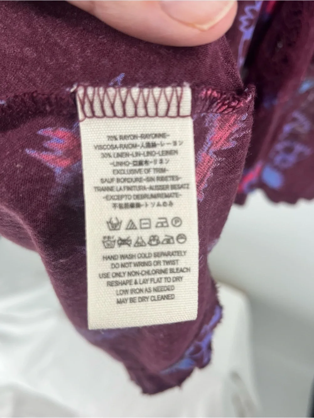 Free People Plum Floral Sheer Sleeveless Tunic
